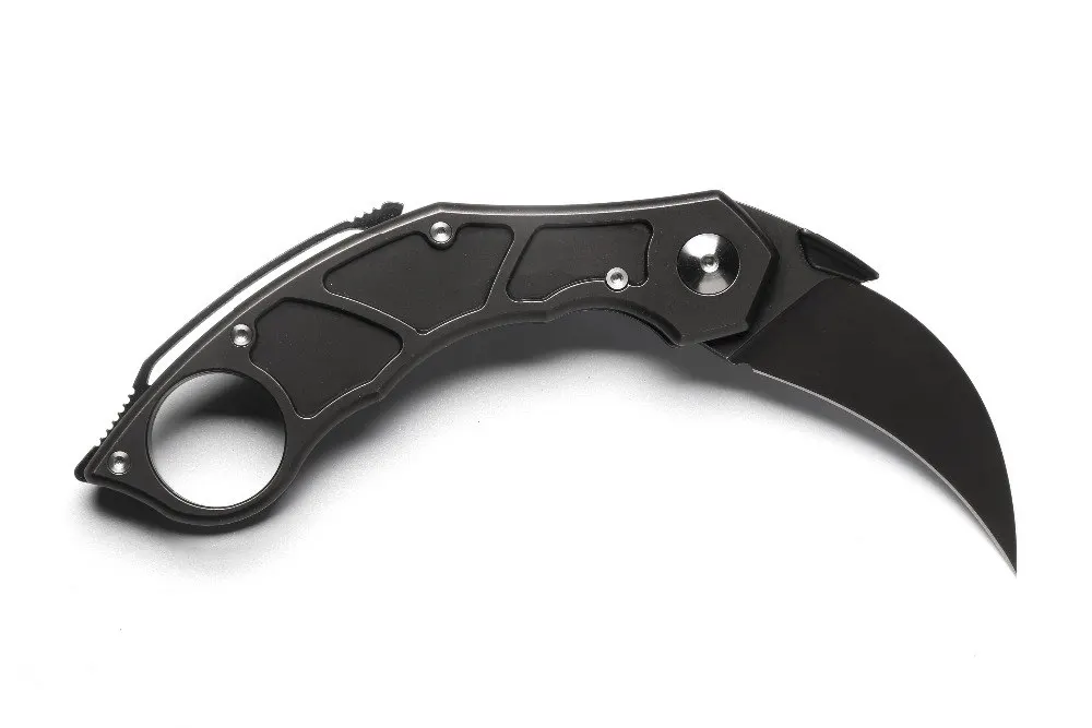 Волшебный Нож QM Claw M390 складной нож с лезвием титановый karambit охотничьи карманные