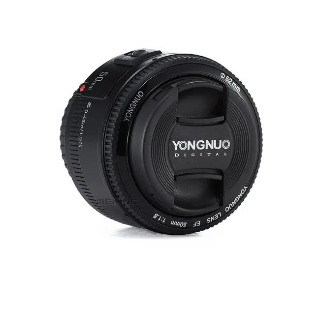 Беспроводной триггер вспышки YONGNUO 50 мм f1.8 Камера бленда для объектива с фиксированным фокусным расстоянием большой апертурой Автофокус для Canon 5DII 5diii 5D 500D 400D 650D 600D 450D 60D 7D