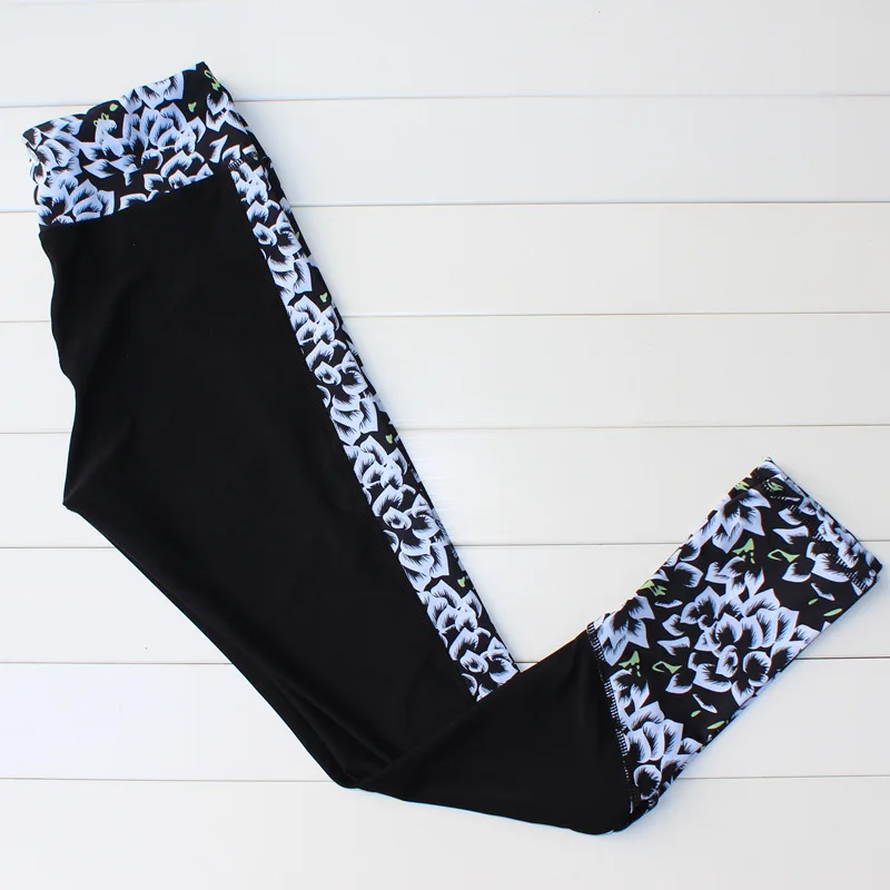 CINOON новые штаны для йоги с принтом женские леггинсы фитнеса эффектом пуш-ап