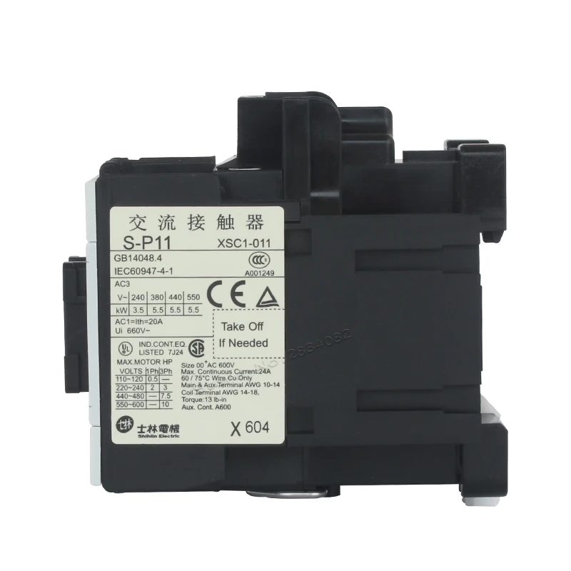 Контактор переменного тока AC24V 380V 220V 110V 4NO S-P11 катушки 11A