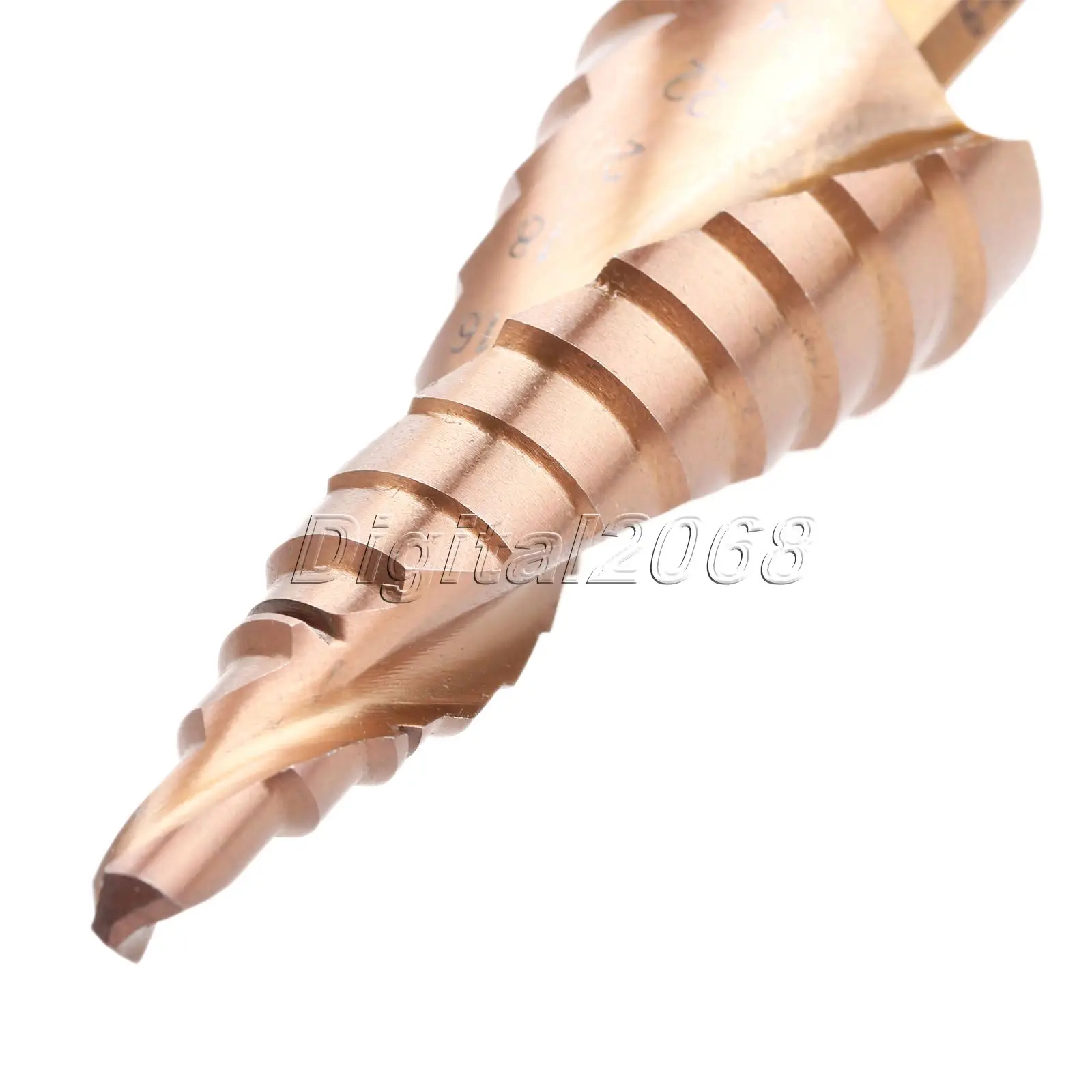 

Hot 1Pc Large HSS-Co M35 Steel Step Cone Titanium Coated Drill Bit Hole Cutter Tools for metal 6-24mm Woodworking Chamfer