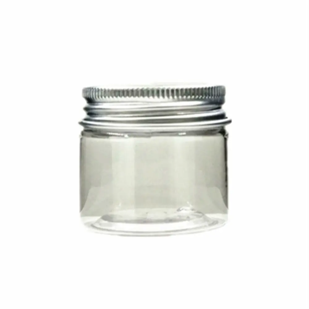 

24pcs/lot 25ml pet jar with aluminum cap ,cream jar,Cosmetic case,Cosmetic Packaging,,cosmetic container,bottle