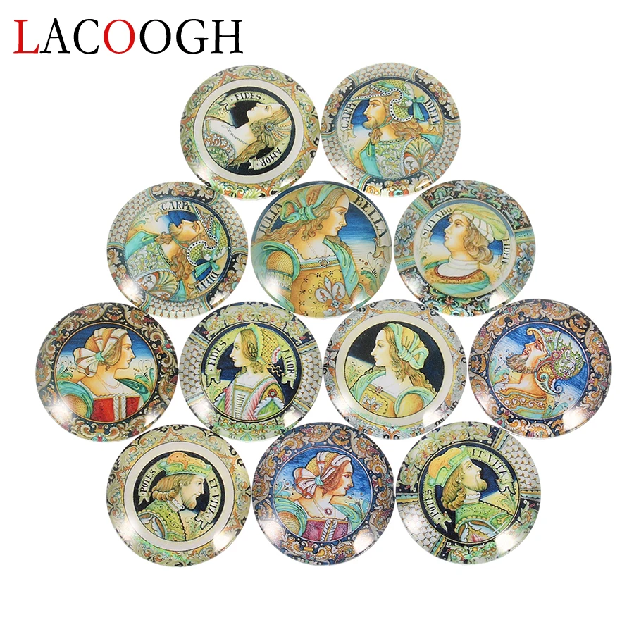 20 шт./лот религиозная Дева Мария Иисус картина с плоским основанием стеклянные