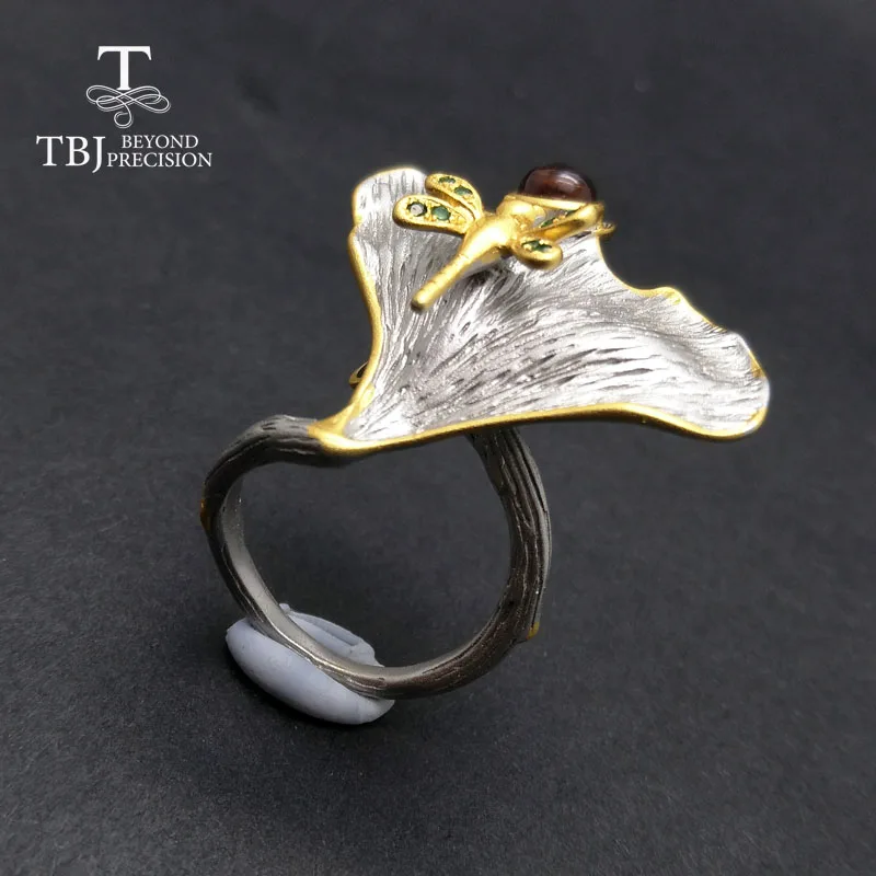 Женское кольцо с натуральным розовым турмалином TBJ | Украшения и аксессуары