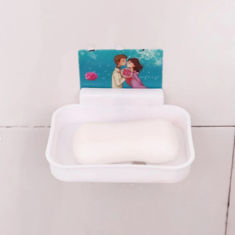 Силиконовые Творческий Soapno трассировки прочность вставить мыльницей держатель
