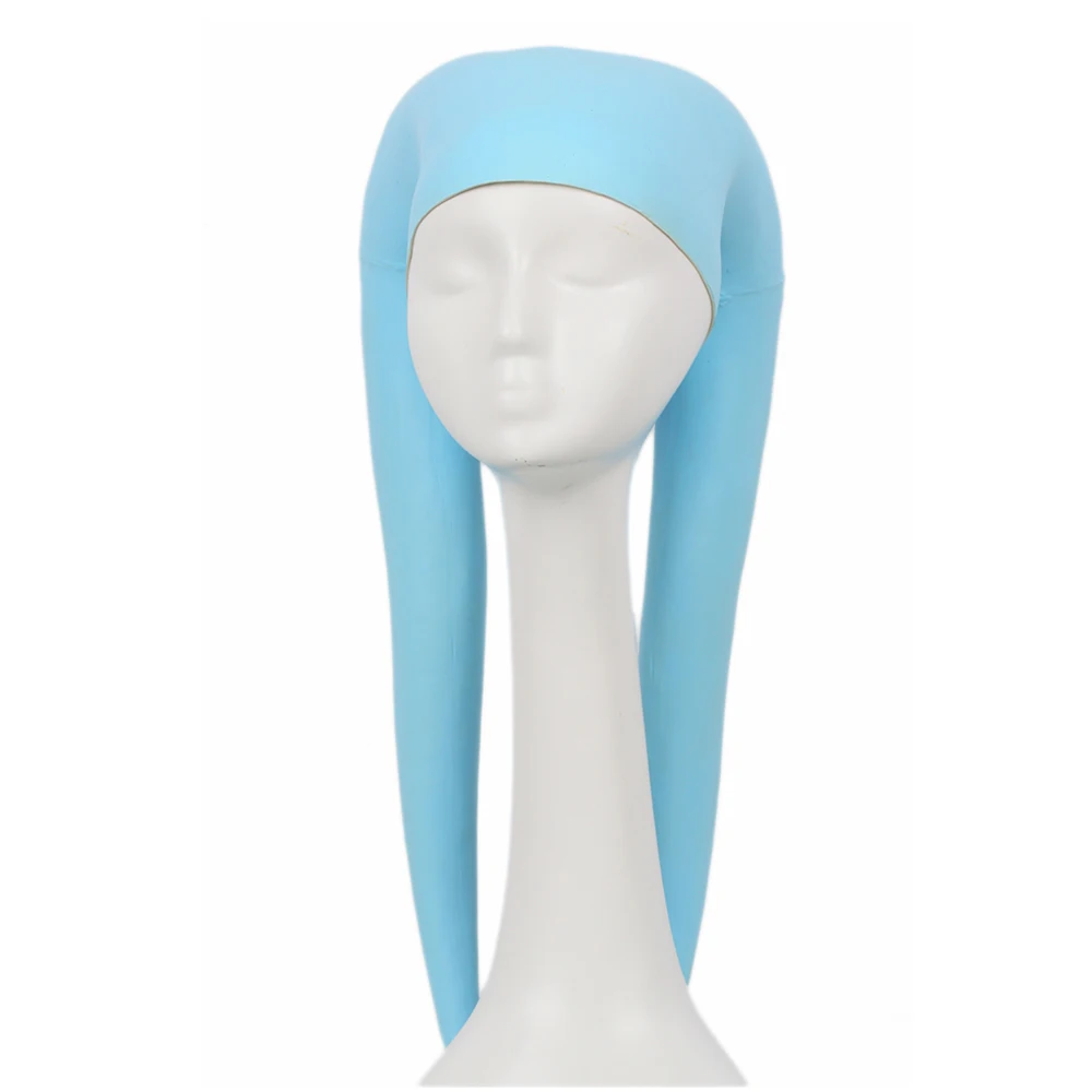 

Xcostume Twi'lek Headgear Sky Blue Latex Helmet Cosplay Costume Accessories Props Halloween Masquerade Party Helmet