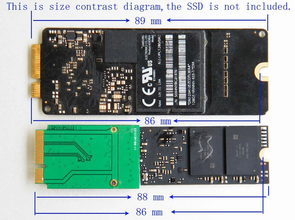 64G 128G 256G 512G M.2 NGFF SSD + карта адаптера заменить 2012 MacBook Pro A1425 A1398 MD212 MD213 MC975 MC976 SSD|ssd card|ngff