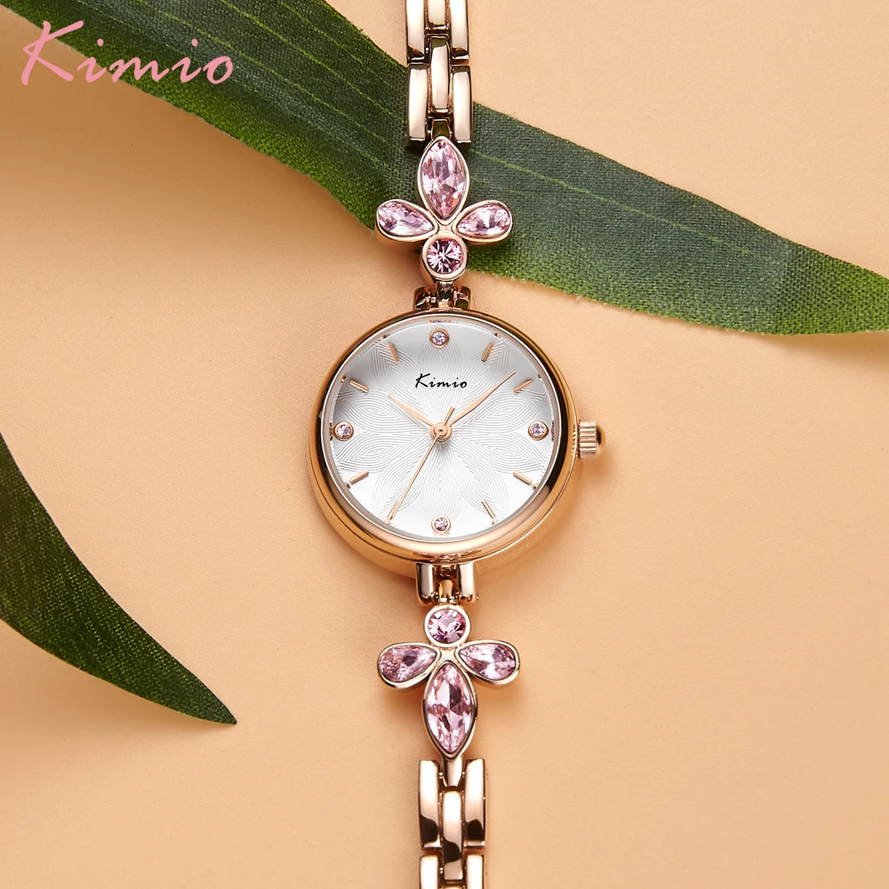Женские кварцевые часы Kimio модные под платье в подарочной коробке|Женские
