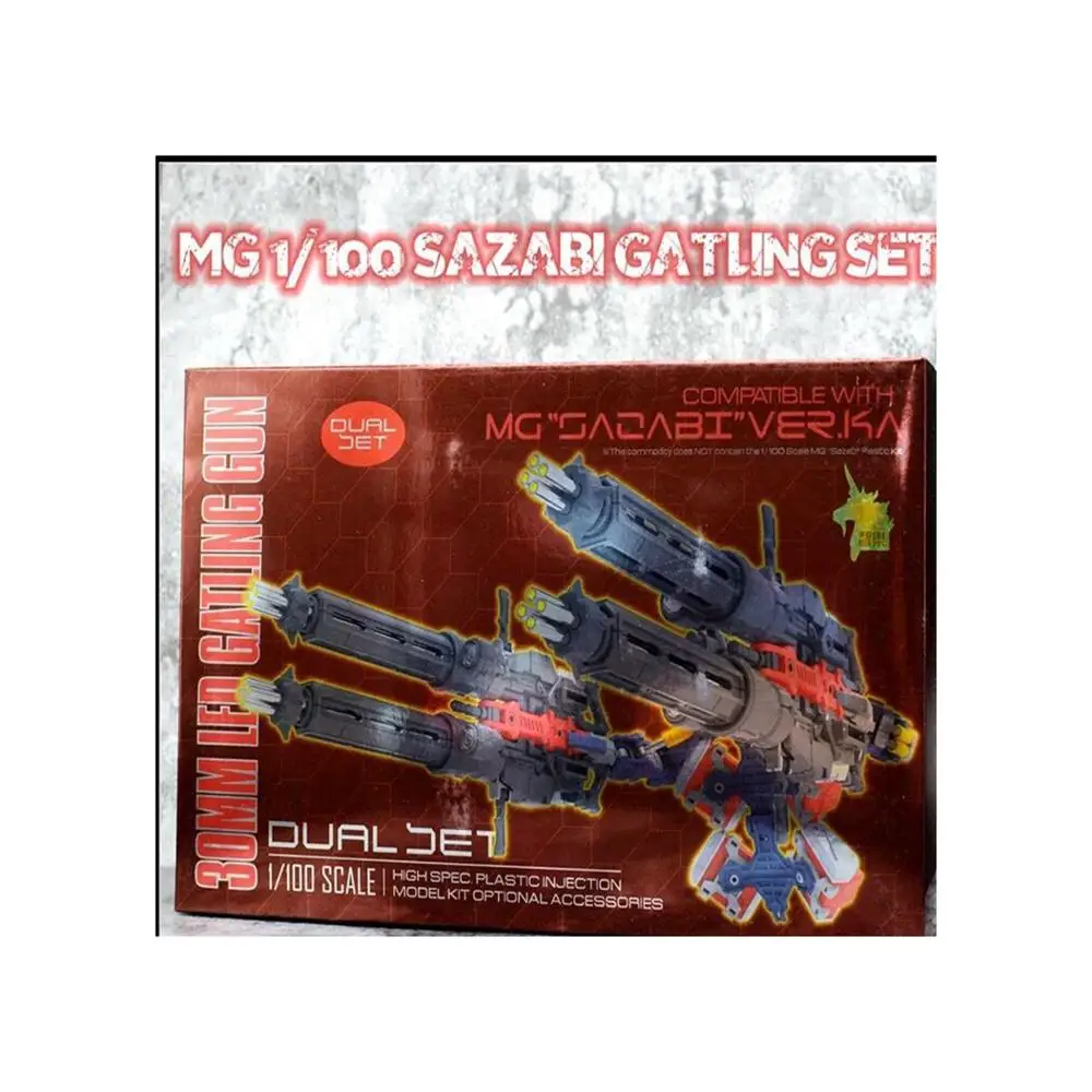 MG 1/100 4X Sazabi MSN-04 пулемет Гатлинга добавить на комплект w/светодиодный фигурка