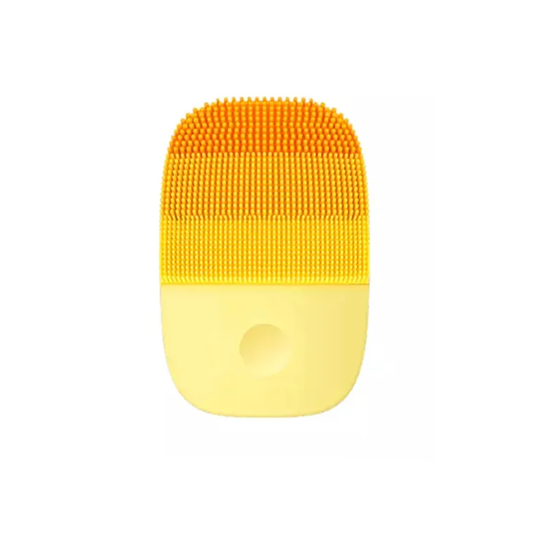 Yellow Xiaomi inFace электрическая глубокая Чистящая Щетка массажная Соник для мытья лица IPX7 водостойкое Силиконовое очищающее средство для лица Уход за кожей - Цвет: Yellow