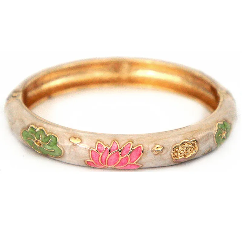 Лучшие подарки китайский стиль классика цветок ювелирное изделие модный браслет