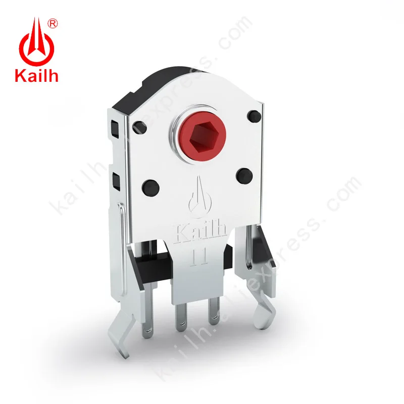 Kailh5/7/8/9/10/11/12mm Rotary Mouse Scroll Wheel Encoder with 1.74 mm hole mark,20-40g force for PC Mouse
