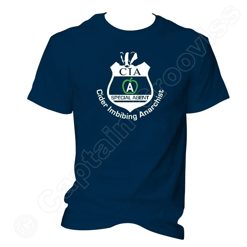 Новинка 2019 мужская хлопковая одежда с коротким рукавом футболки топы значок Cia