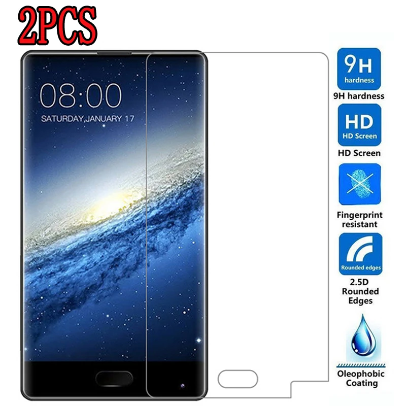 Закаленное стекло Для DOOGEE MIX 2 шт. защитная пленка 9H защита экрана