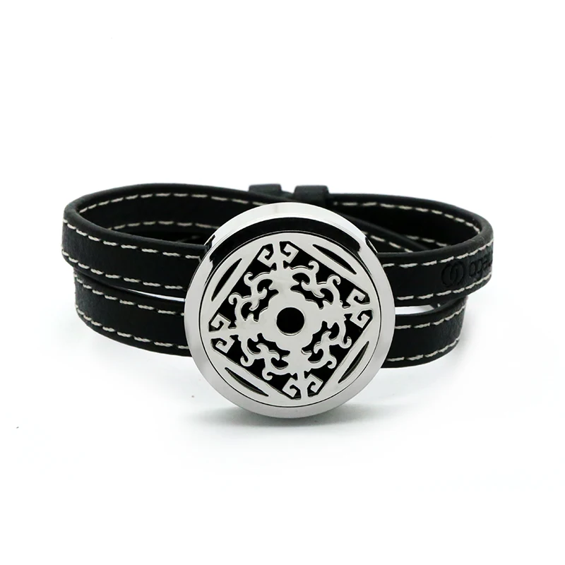 BOFEE диффузор эфирного масла медальон браслет с винтами сверху крест для