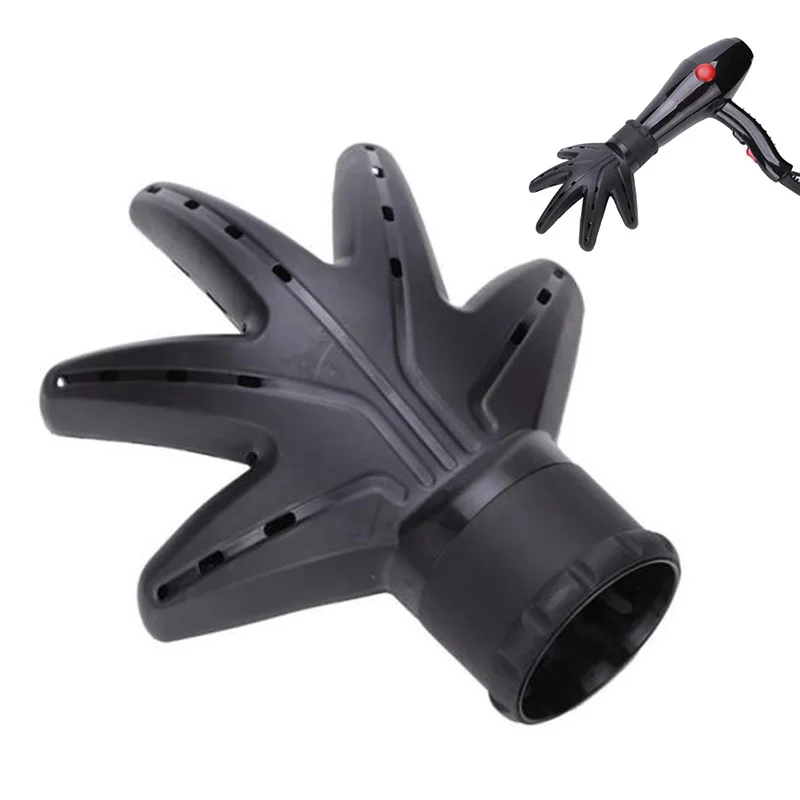 1 шт. профессиональная пластиковая черная Насадка На Фен для рук парикмахерские