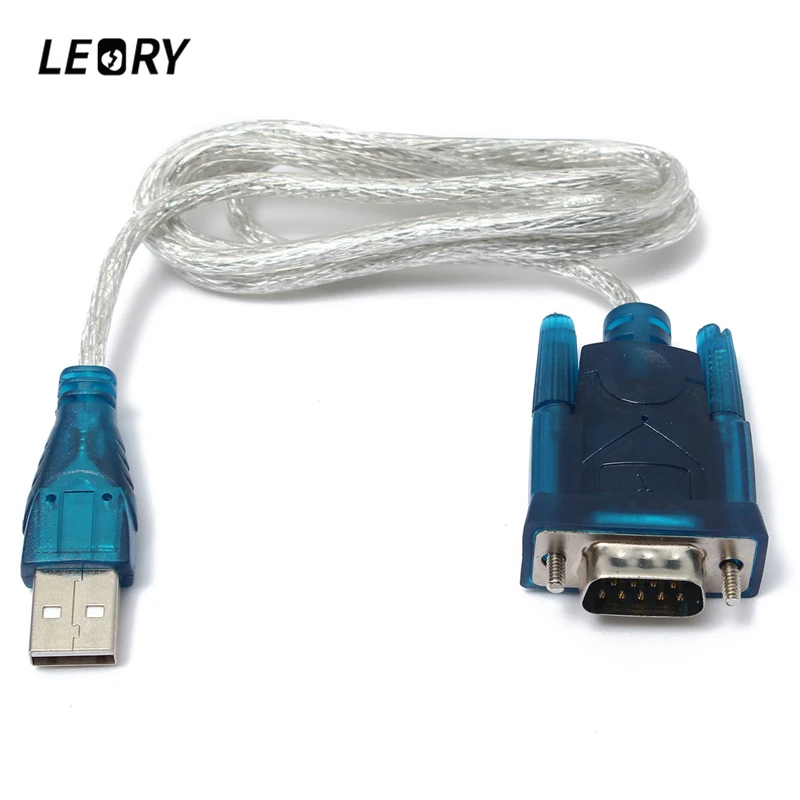1 шт. полупрозрачный кабель USB 1/2 0 на RS 232 9 Pin DB9 COM|usb usb|usb usb usbcable |