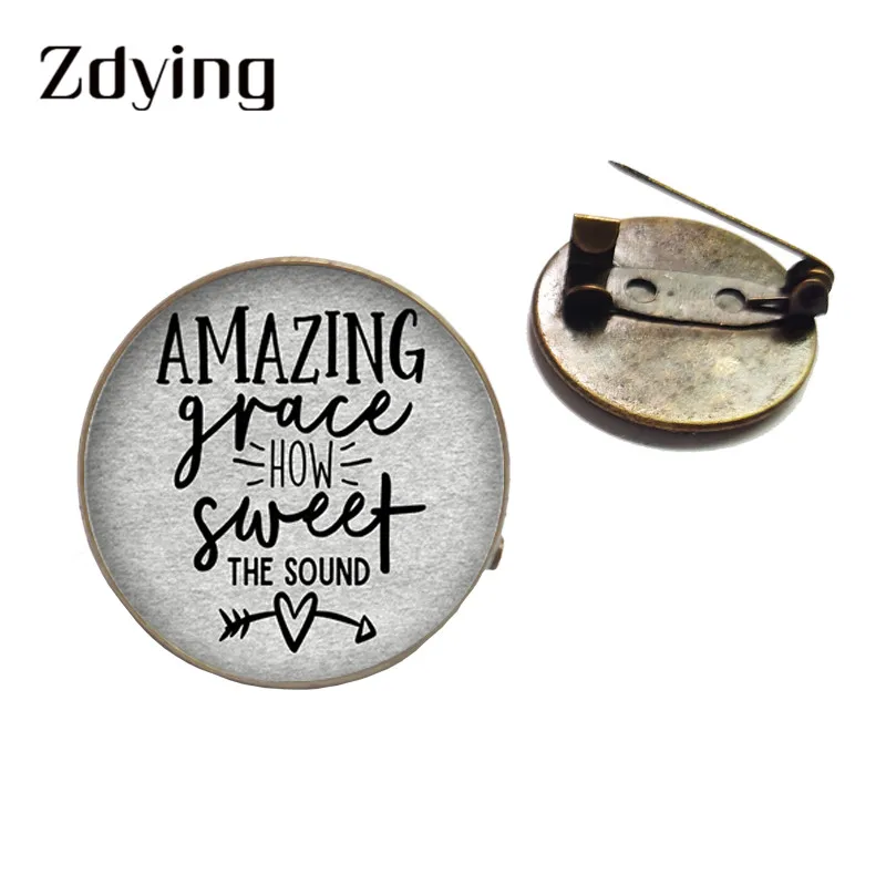 ZDYING Christian Jewelry вдохновляющие библейские Броши Потрясающие как сладко вокруг