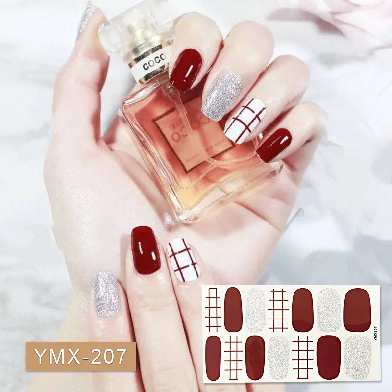 Леди KINDOM DIY наклейки для ногтей аппликация мраморный узор полоски лака для ногтей водонепроницаемый дизайн ногтей экологическая Фольга для ногтей Наклейка