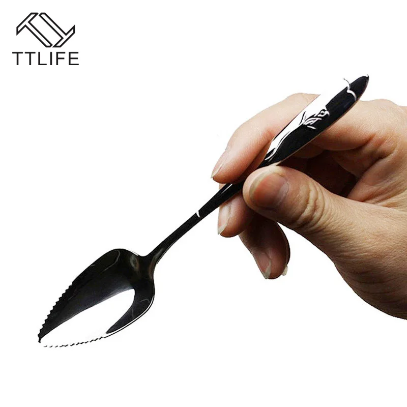 TTLIFE 1 шт. с бантиком дизайн кофе круглая ложечка из нержавеющей стали десерт, мороженое чайная ложка нежный сахар для чая супа ложка для перемешивания