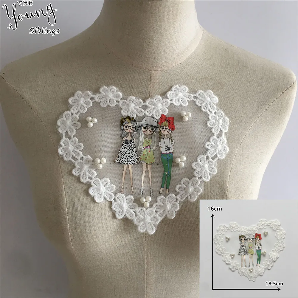 1 шт. белый вышитый жемчужный кружевной воротник из АБС-пластика украшение сделай