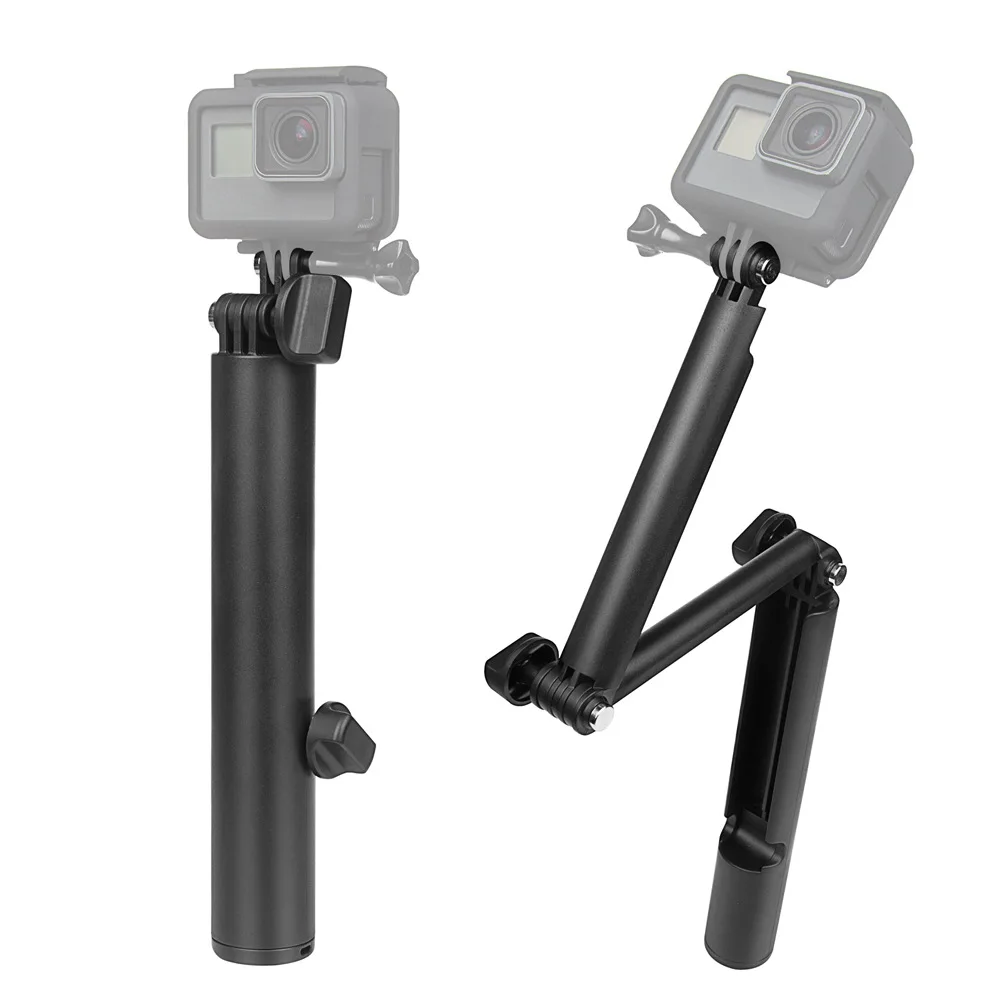 3 полосная ручка водонепроницаемая селфи палка для камеры GoPro Hero 5 6 4 SJCAM Eken h9 Yi 4K +