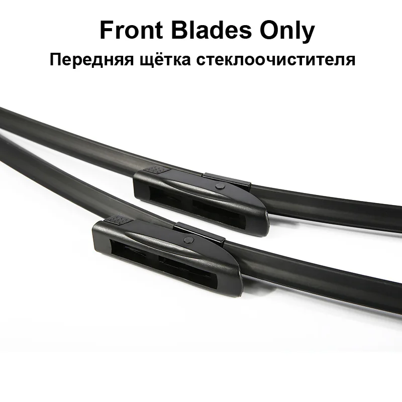 Front Blades Only Стеклоочистители для Renault Scenic III 30 дюйма и 26 дюймов соответствовать штык оружия 2009 2010 2011 2012 2013 - Цвет: Front Blades Only