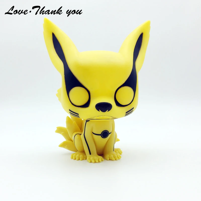Love Thankyou Аниме Наруто Узумаки лиса яркая и темная ПВХ фигурка Коллекционная