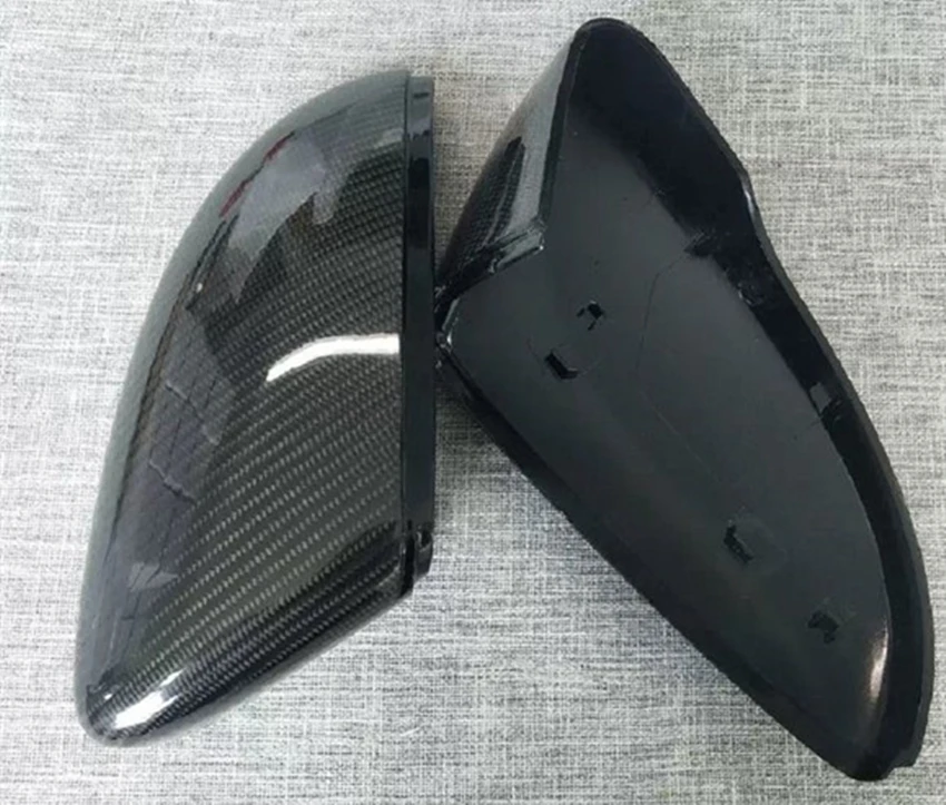 Пара Для VW Golf 5 6 7 MK6 MK7 R боковое зеркало заднего вида из углеродных волокон шапки