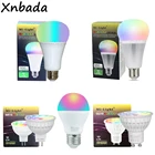 MiBoxer(Milight) диммируемая Светодиодная лампа 4 Вт 6 Вт 8 Вт 12 Вт MR16 GU10 E27 RGB + CCT светодиодные лампы