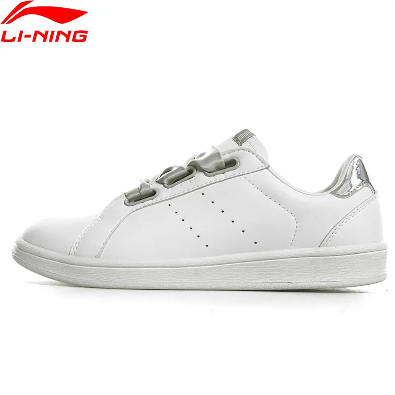 Li-Ning/женская спортивная обувь стиль жизни для бега белая лента дышащая досуга