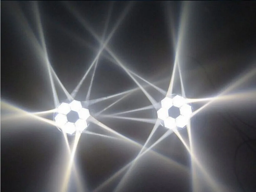 6X15 Вт RGBW 4в1 Led Bee Eyes луч движущаяся голова светильник DMX сценический светильник Диммер 10/15 каналов