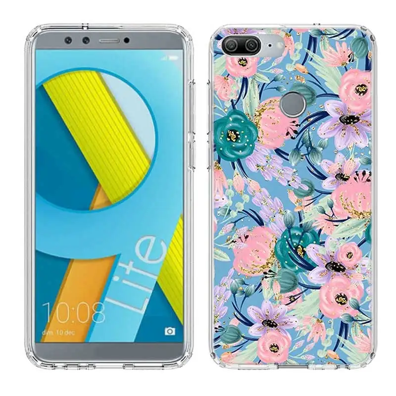 Cute 3D Emboss Flower Soft TPU Print Hull Case For Huawei Honor 8X MAX 8 9 10 lite 7 7X 6X V9 Play V20 Frosted Fundas Cover |