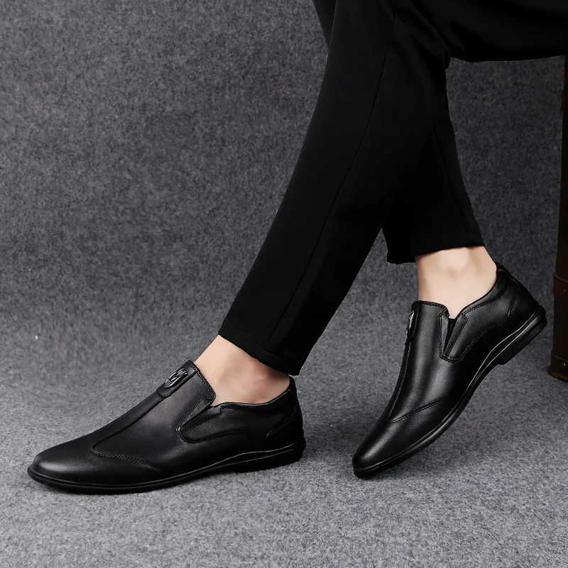 Мужские модельные туфли-оксфорды Размеры 37-45 повседневные модные мокасины на