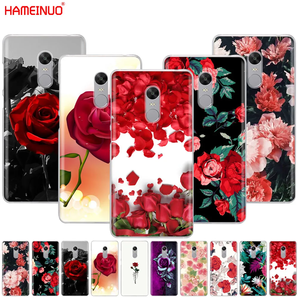 HAMEINUO чехол для телефона на День святого Валентина с розами и цветами Xiaomi redmi 5 4 1 1s 2
