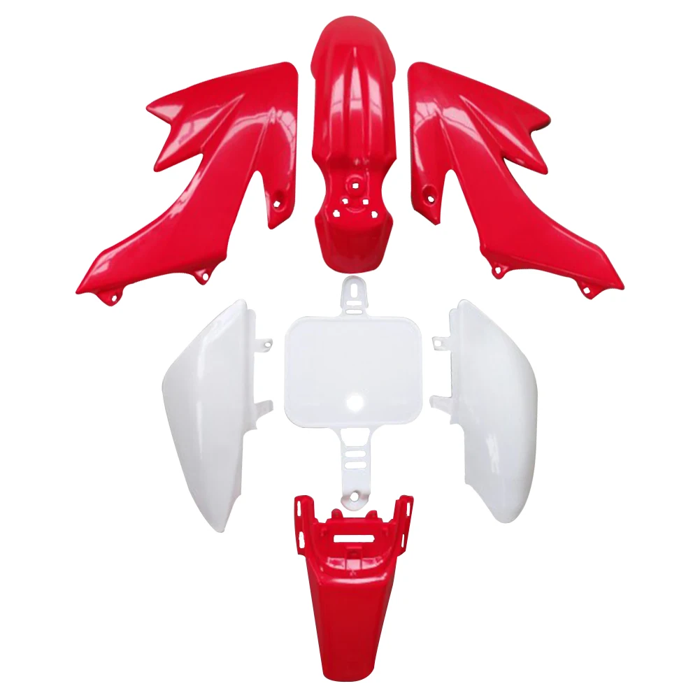

7 pcs Plastic Fairing for Honda CRF XR 50 CRF 125cc SSR PRO Pit Dirt Bike Racing Accessories For Car Decoration