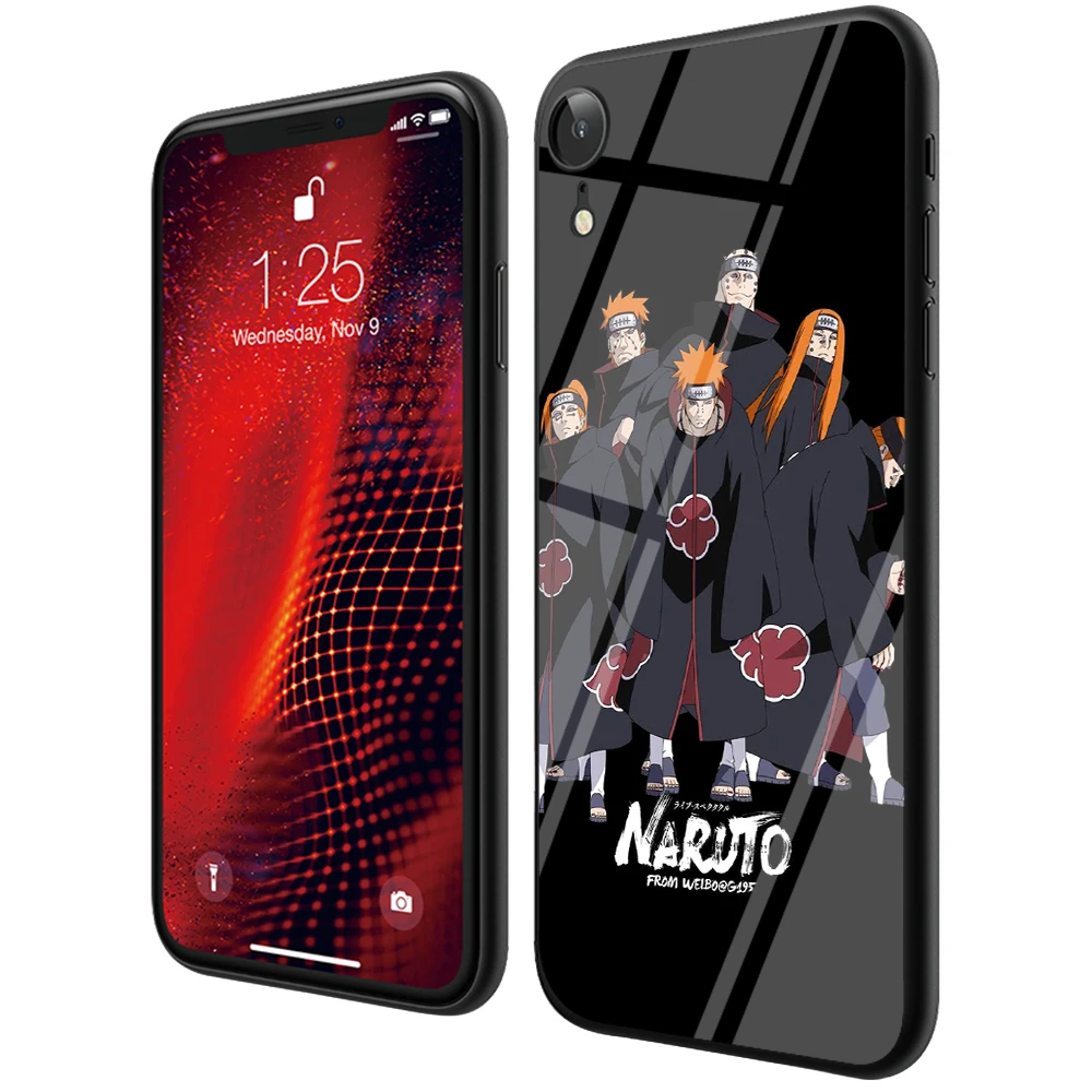 Lavaza Наруто Боль закаленное стекло мягкий чехол для iPhone 6 6S 7 8 Plus 5 5S SE XR X XS 11 Pro MAX чехол