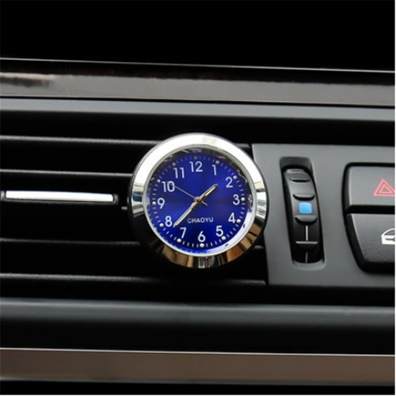 Кварцевые часы Luminova для автомобиля 2 шт. с термометром украшение на
