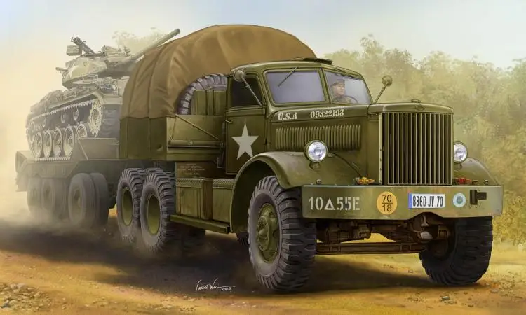 Trumpeter мерит 63501 1/35 масштаб U.S.M19 Танк транспортер с жесткой верхней кабиной |