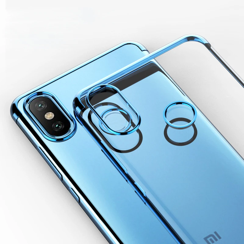 Ударопрочный Прозрачный чехол для телефона Xiaomi Mi A1 A2 Lite Mix2S 8SE мягкий легкий из ТПУ