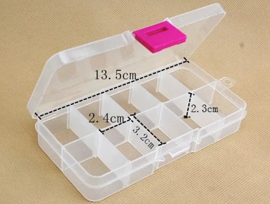 10 коробок для украшений съемный прозрачный набор макияжа предметы интерьера