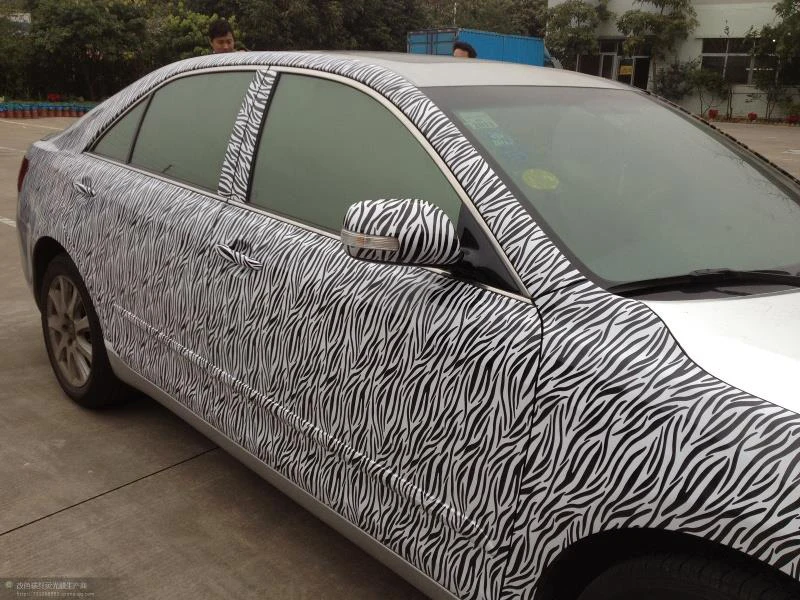Car Styling Zebra Camouflage Vinyl Wraps Camo Foil Decal Sticker Body Wrapping Covers Air Bubble Free | Автомобили и мотоциклы