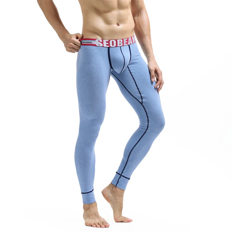 Новинка мужские подштанники раздельные плотные облегающие нижнее белье осенне