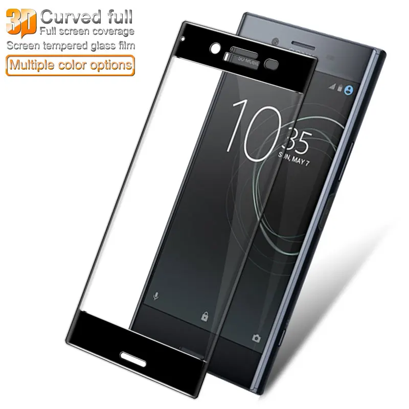 Изогнутое закаленное стекло с полным покрытием 3D для Sony Xperia XZ Premium G8141 G8142 Защита