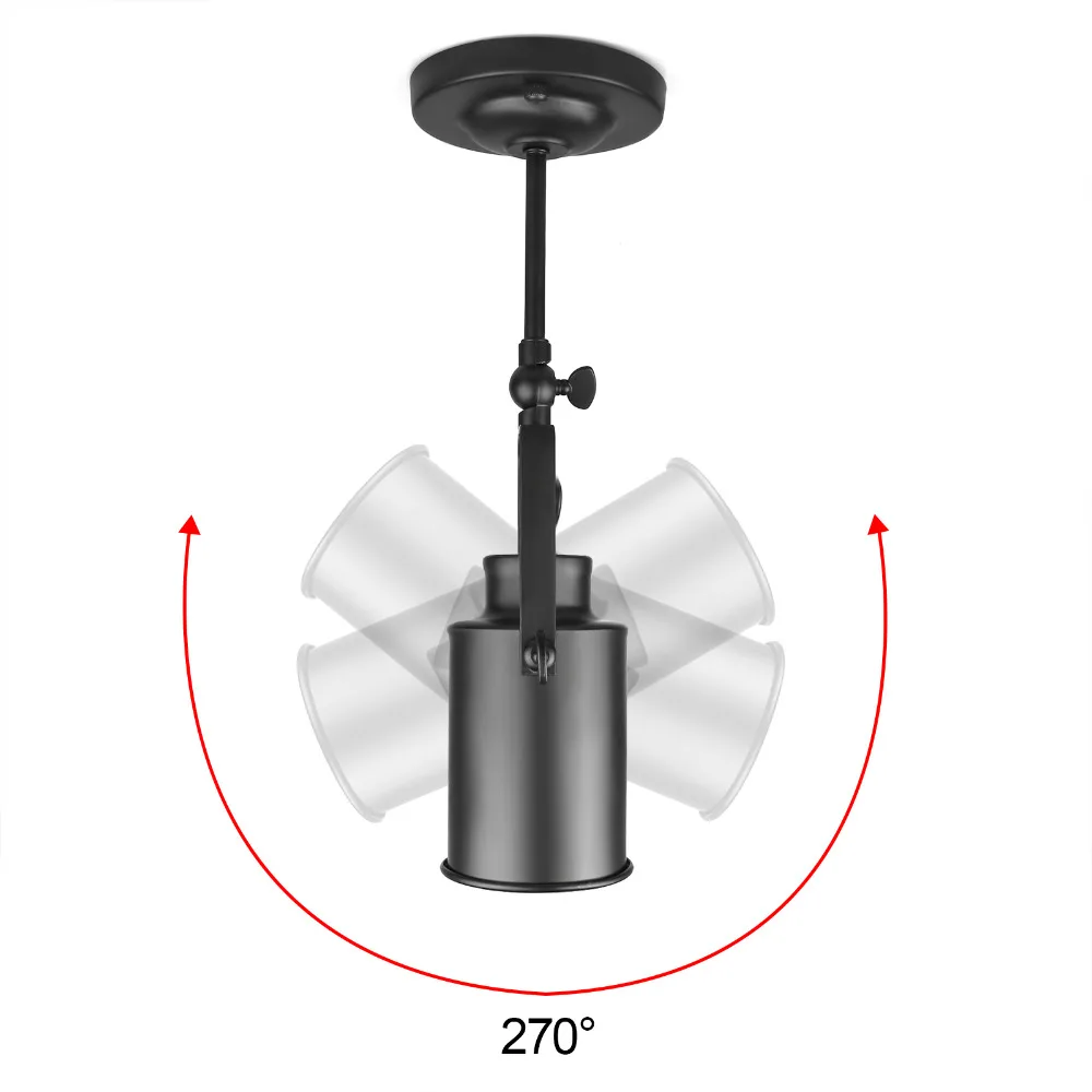 Подвесные светильники E27 в винтажном стиле железная лампа лофт дизайнерский
