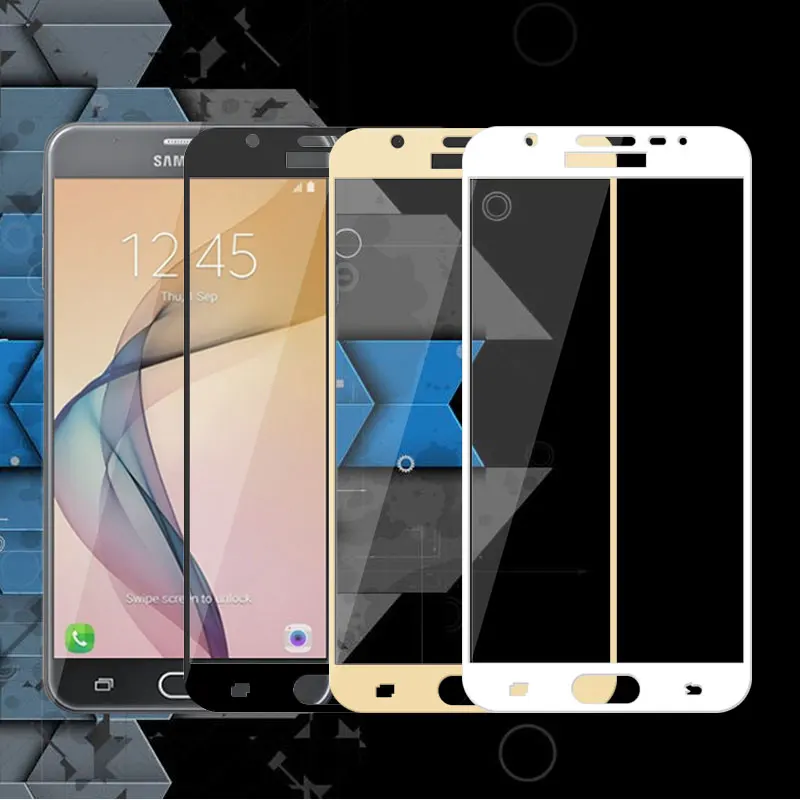 Закаленное 3d стекло для Samsung Galaxy J7 prime полноэкранная Взрывозащищенная защитная