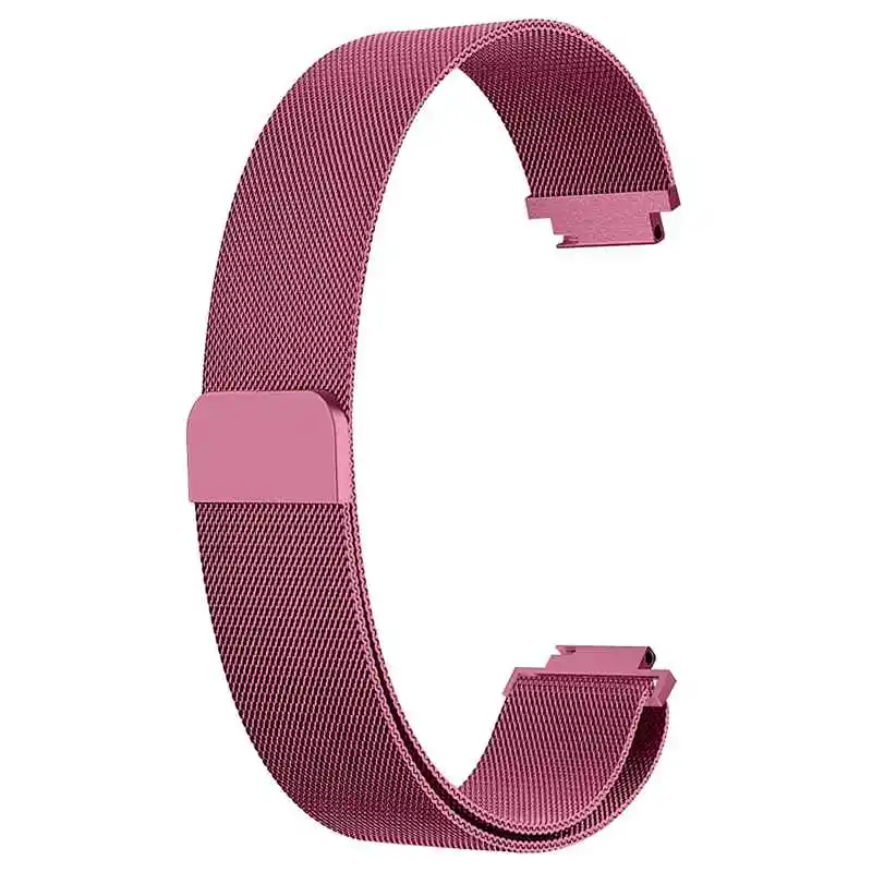 Red Joyozy для Fitbit Inspire HR Band Сменная сетка магнитный браслет из нержавеющей стали для наручных часов - Цвет ремешка: Red