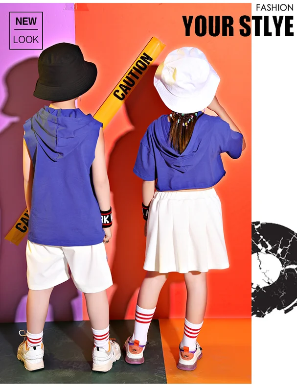 Детская одежда для выступлений костюм танцев в стиле хип-хоп платье джаз