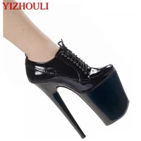 pumps the new party shoes sexy thin belt hitting scene fashion dinner 20 cm high heels