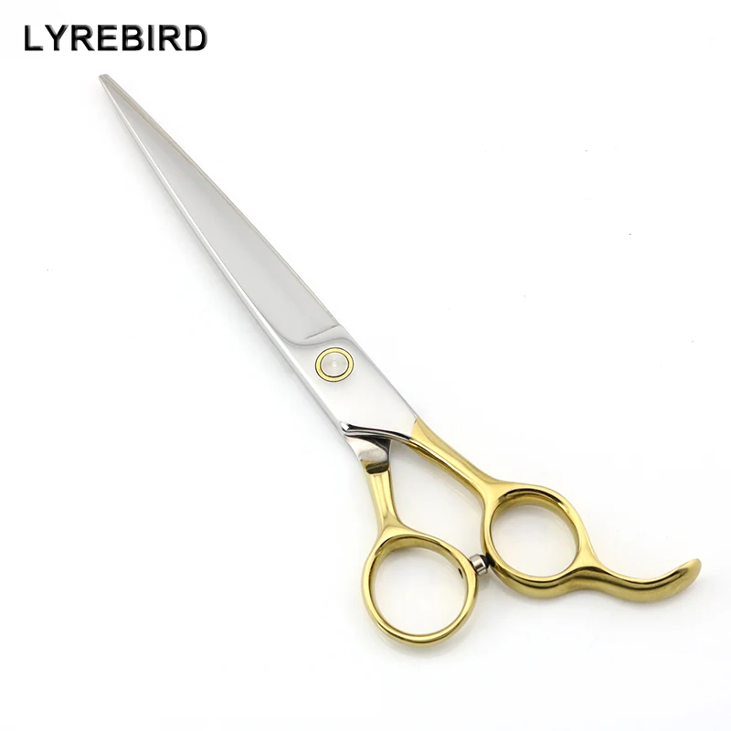 Professional Pet Grooming Scissors 7.5 INCH Dog Shears Hair Straight Silver LYREBIRD NEW | Красота и здоровье